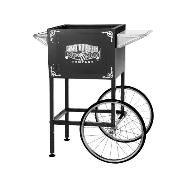 Great Northern Popcorn 6401 Black Replacement Cart for Larger Lincoln Style Great Northern Popcorn Machines 200785TSQ - main